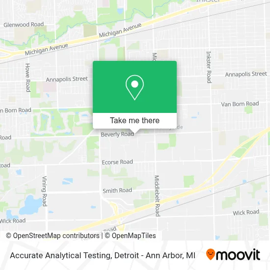 Accurate Analytical Testing map