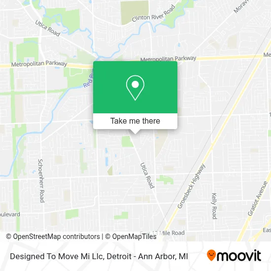 Designed To Move Mi Llc map