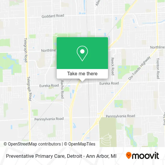 Preventative Primary Care map