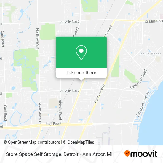 Store Space Self Storage map