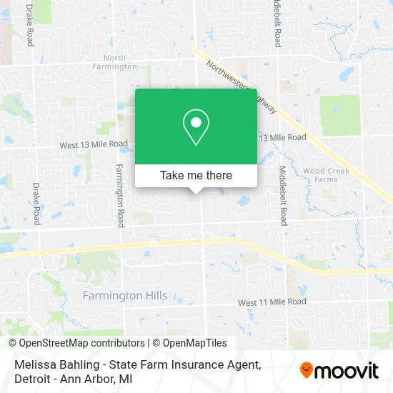 Melissa Bahling - State Farm Insurance Agent map