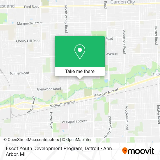 Escot Youth Development Program map