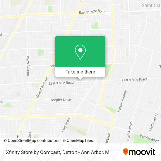 Xfinity Store by Comcast map