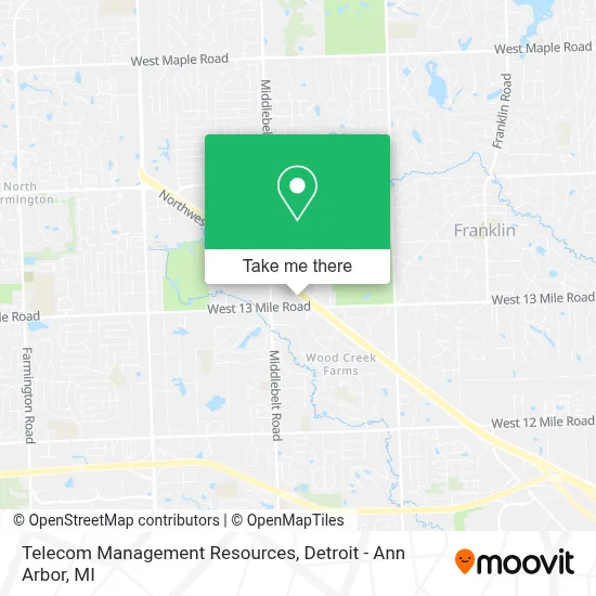 Telecom Management Resources map