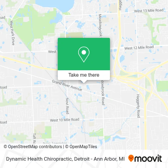 Dynamic Health Chiropractic map