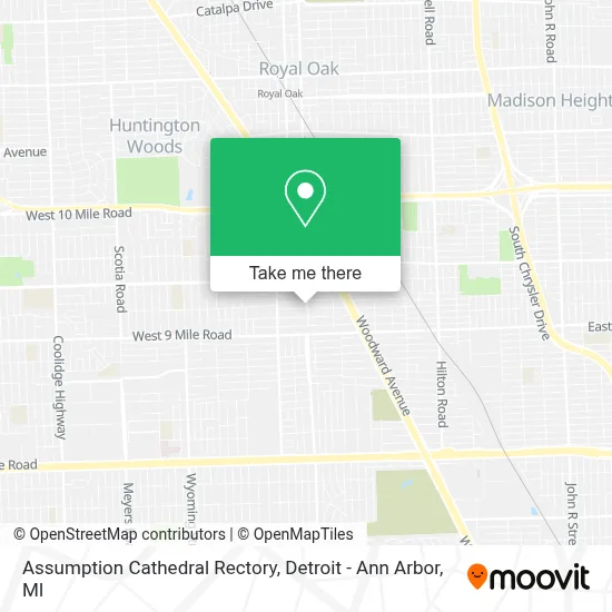 Assumption Cathedral Rectory map