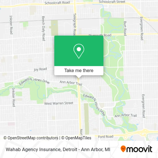 Wahab Agency Insurance map