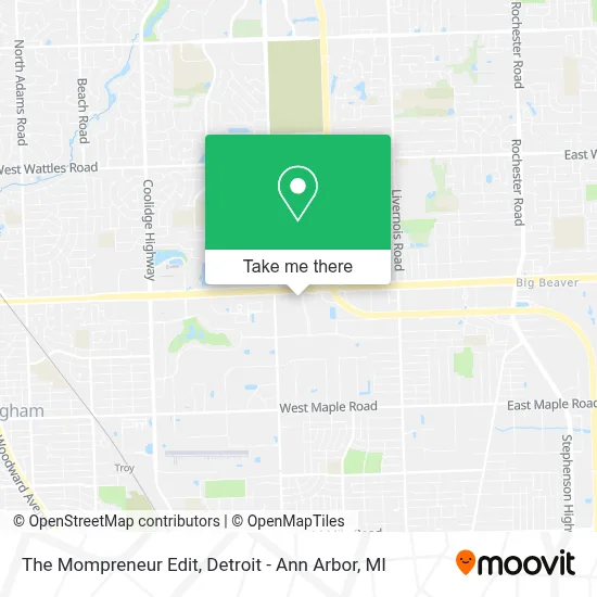 The Mompreneur Edit map