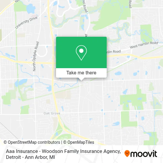 Aaa Insurance - Woodson Family Insurance Agency map