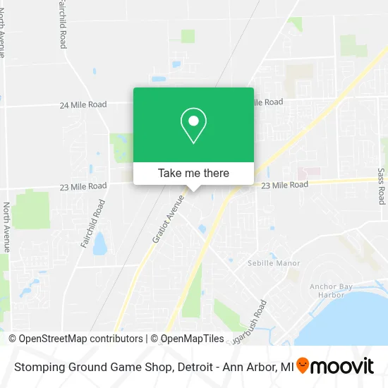Stomping Ground Game Shop map