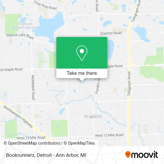 Bookrunnerz map