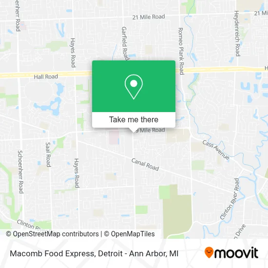 Macomb Food Express map