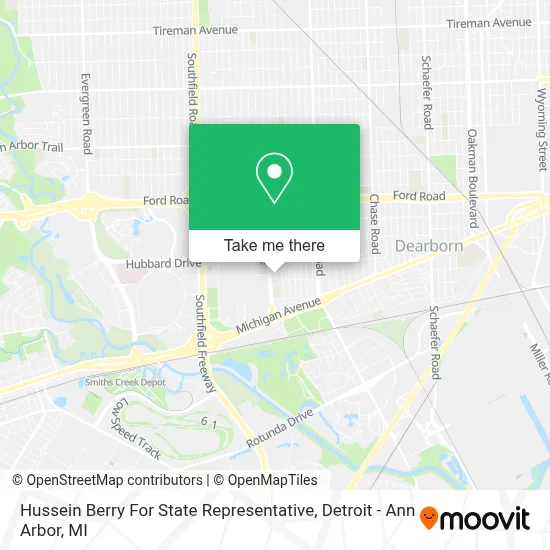 Hussein Berry For State Representative map
