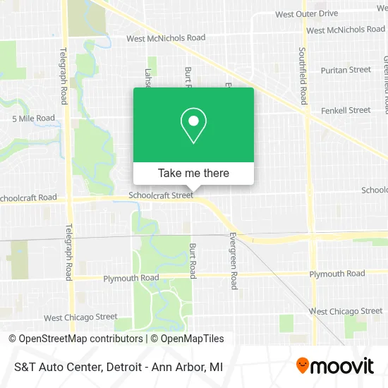 S&T Auto Center map