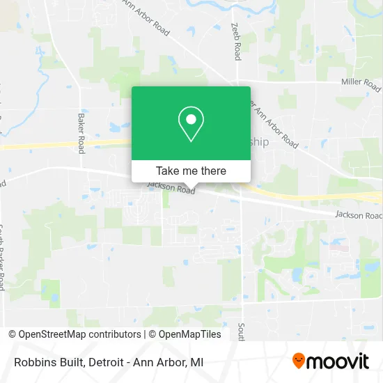 Robbins Built map