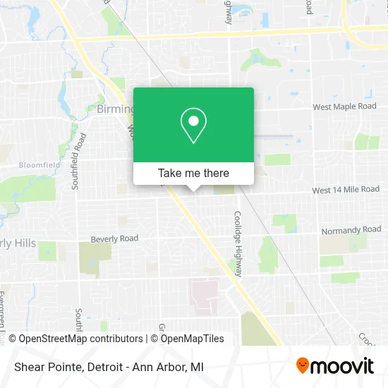 Shear Pointe map