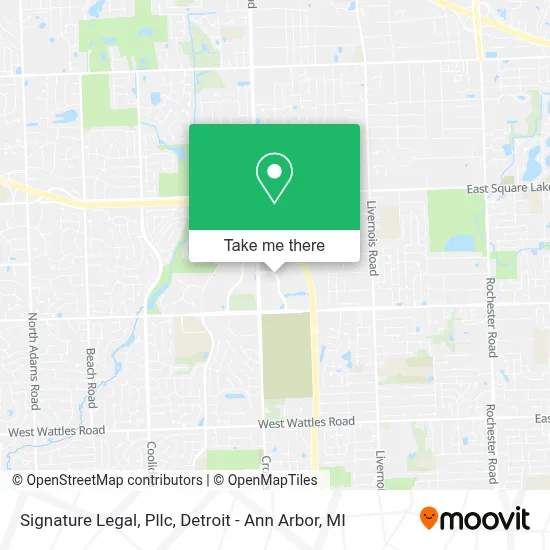 Signature Legal, Pllc map