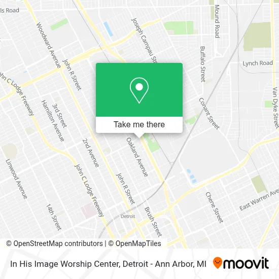 In His Image Worship Center map