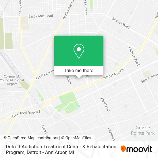 Detroit Addiction Treatment Center & Rehabilitation Program map
