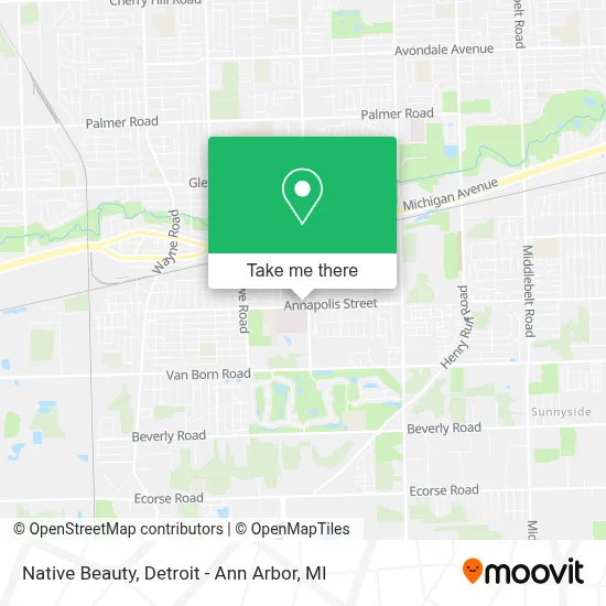 Native Beauty map
