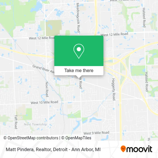 Matt Pindera, Realtor map