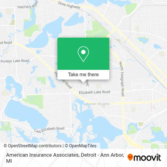 American Insurance Associates map