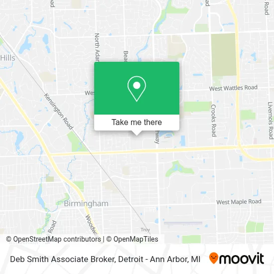 Deb Smith Associate Broker map