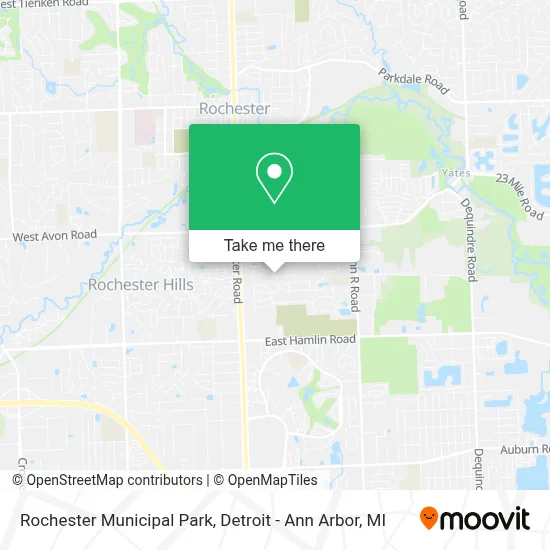 Rochester Municipal Park map