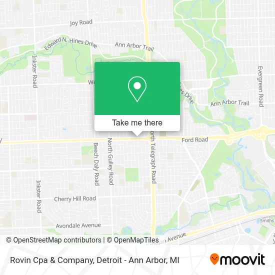 Rovin Cpa & Company map