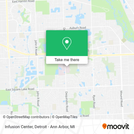 Infusion Center map