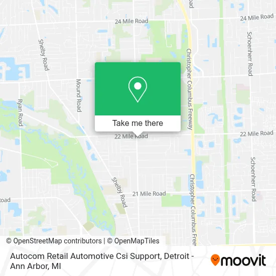 Autocom Retail Automotive Csi Support map