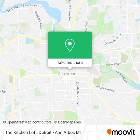 The Kitchen Loft map