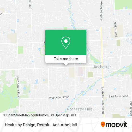 Health by Design map