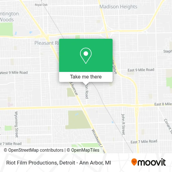 Riot Film Productions map