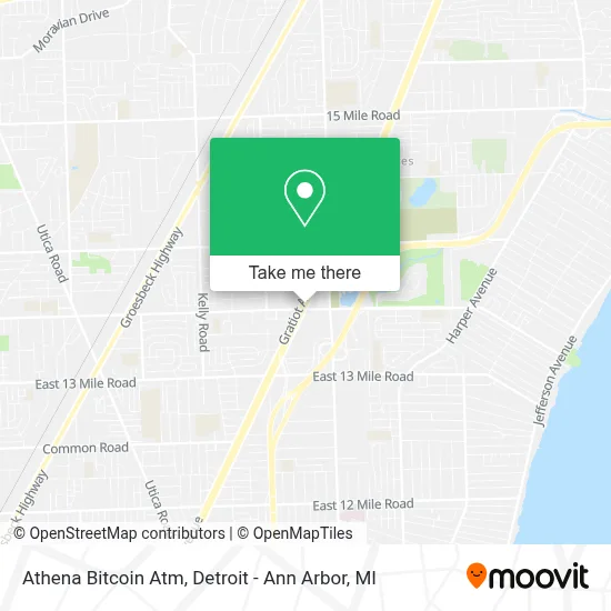 Athena Bitcoin Atm map