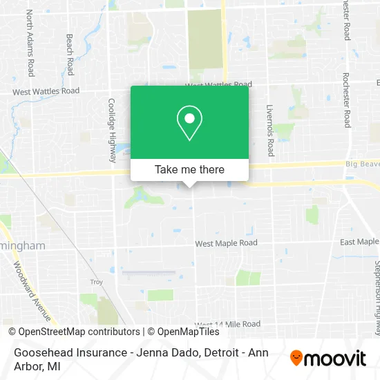 Goosehead Insurance - Jenna Dado map