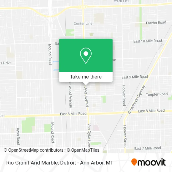 Rio Granit And Marble map