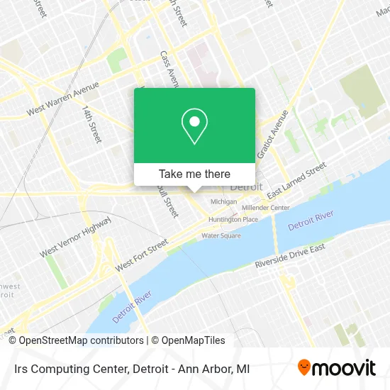 Irs Computing Center map