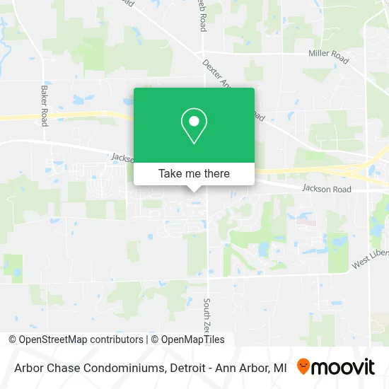 Arbor Chase Condominiums map