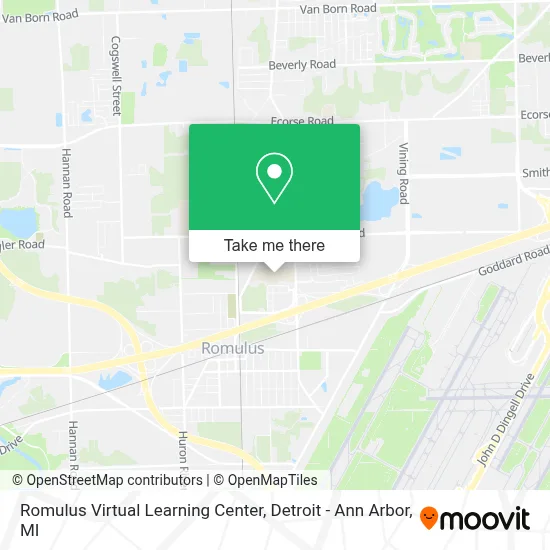 Romulus Virtual Learning Center map