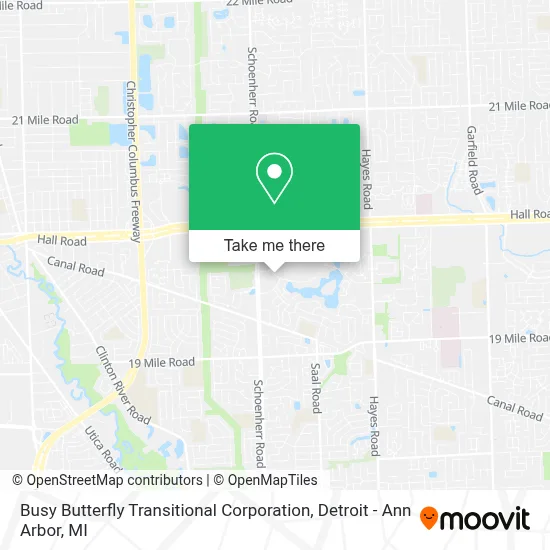 Busy Butterfly Transitional Corporation map