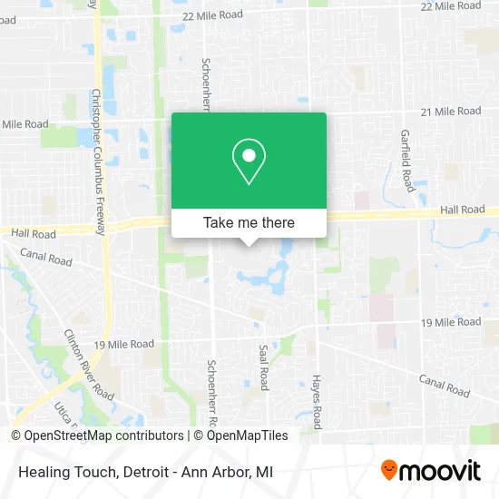 Healing Touch map