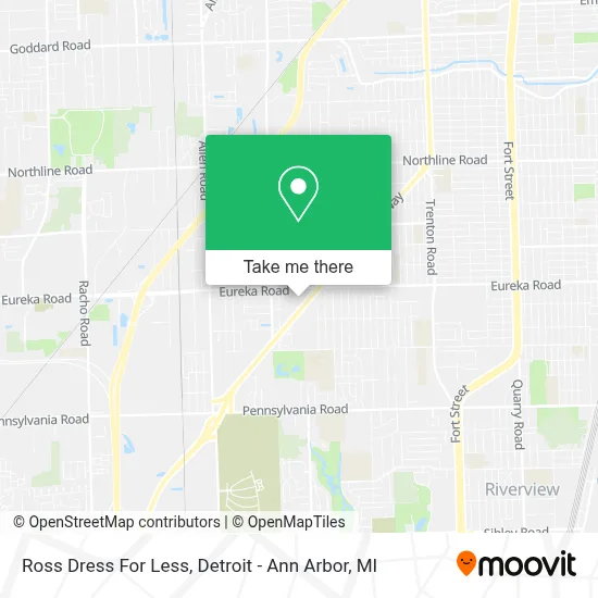 Ross Dress For Less map