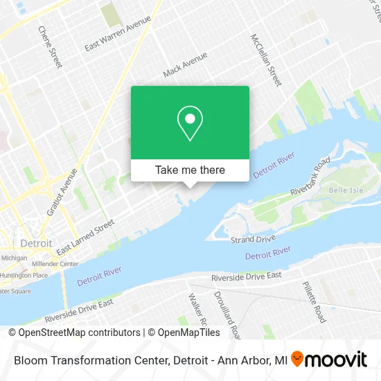 Bloom Transformation Center map