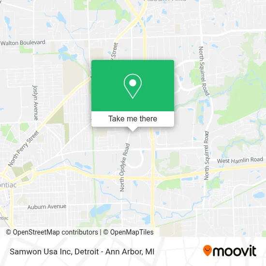 Samwon Usa Inc map