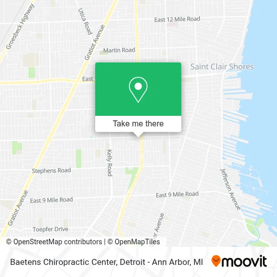 Baetens Chiropractic Center map