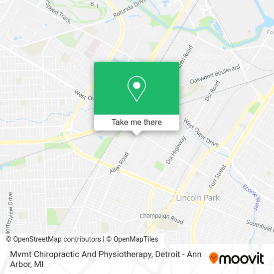 Mvmt Chiropractic And Physiotherapy map
