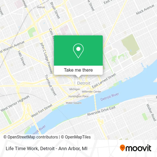 Life Time Work map