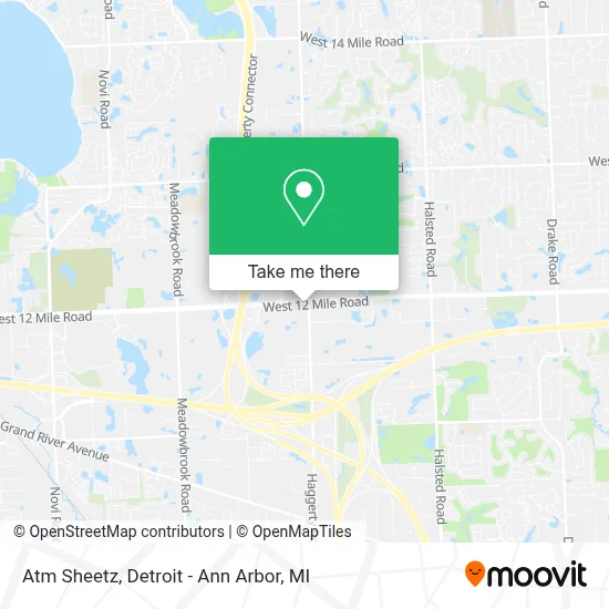 Atm Sheetz map