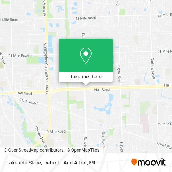 Lakeside Store map